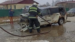 Два человека пострадали в ДТП с горящим автомобилем в селе Онор