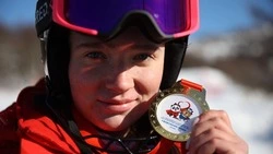 Горнолыжное золото Российско-Китайских зимних молодежных игр завоевала спортсменка Сахалина