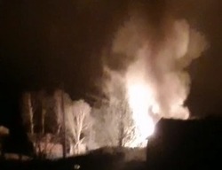 Дача сгорела дотла в селе на Сахалине