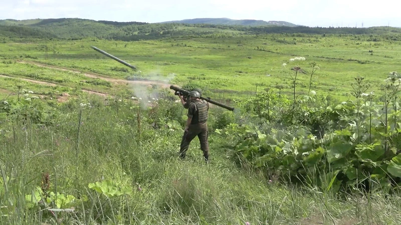 Военнослужащие Сахалина провели боевые пуски ПЗРК на полигоне
