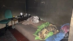 В Охе произошел пожар в жилом доме