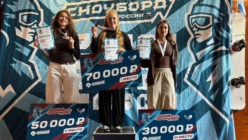 София Надыршина стала лучшей сноубордисткой России в параллельном гиганте