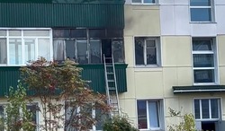 Квартира в пятиэтажном доме загорелась в Поронайске 20 сентября