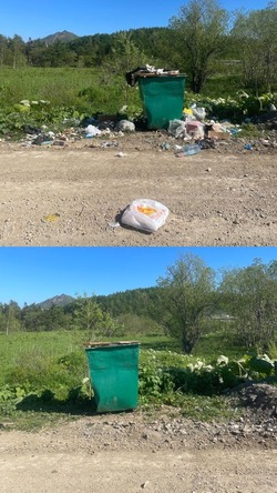 В бухте Тихой на Сахалине убрали горы мусора