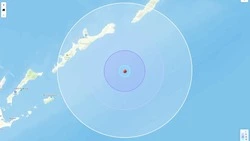 Землетрясение силой 2 балла произошло вблизи острова Итуруп