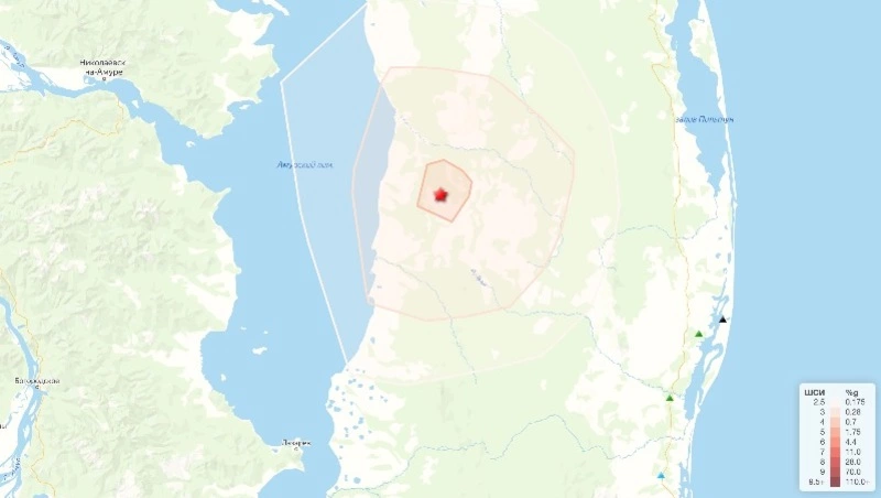 Слабое землетрясение произошло на севере Сахалина 3 января