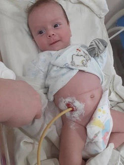 Трехмесячному сахалинцу Алексею нужна помощь для срочной операции в Москве