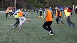 На юге Сахалина трудовые коллективы сошлись на футбольном поле