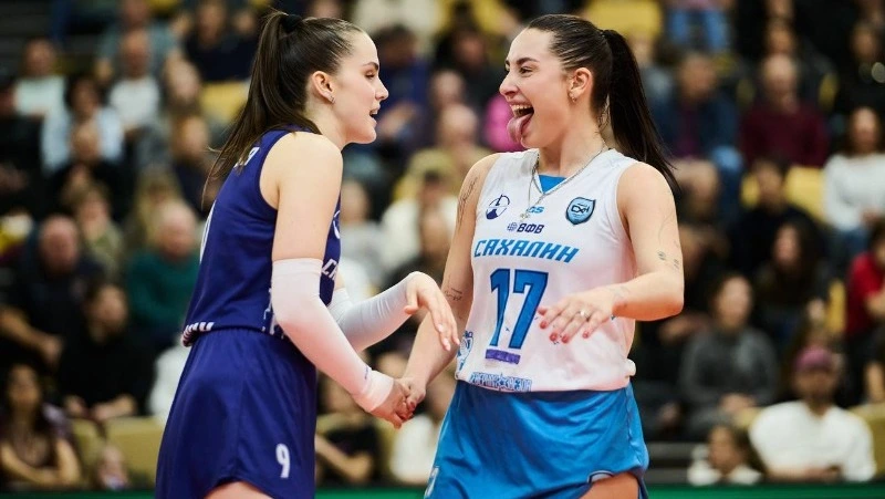 Сахалинские волейболистки одержали 3 победы на заключительном туре чемпионата России