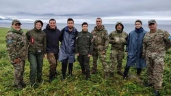 Очередная группа участников экспедиции прибыла на Шумшу