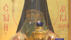 В Южно-Сахалинск привезли икону святого хирурга