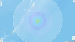 Землетрясение магнитудой 4,9 зафиксировали недалеко от Курил ночью 26 июля