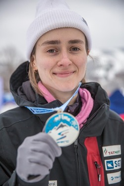 Софья Крохина завоевала серебро финала Кубка России по горным лыжам на Сахалине