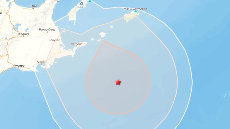 Новые землетрясения произошли у Курильских островов 22 июня