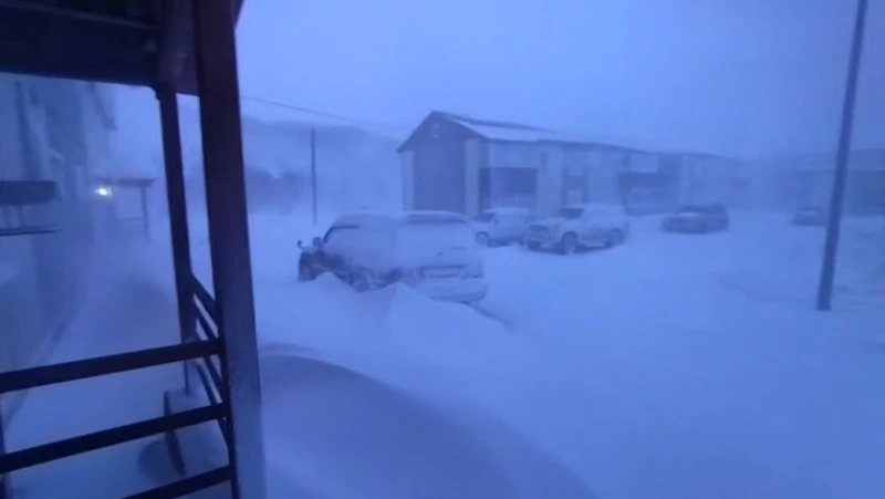 «Предупреждения не было»: Северо-Курильск внезапно накрыла пурга