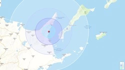 Землетрясение магнитудой 3,4 зафиксировали у берегов Южных Курил 20 февраля