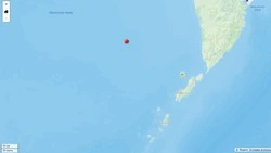 Подземные колебания зафиксировали в Охотском море недалеко от Курил