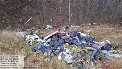 Жители Сахалина обнаружили в лесу свалку строительного мусора