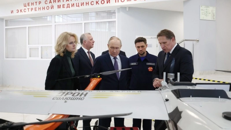 Беспилотник «АИСТ» показали президенту: Сахалин стал ключевой площадкой для его применения