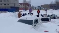 Водителей Сахалина призвали срочно откопать машины из сугробов