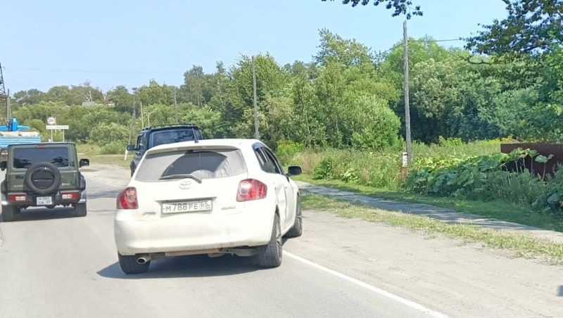 В Долинске в аварию попала машина с ребенком-пассажиром