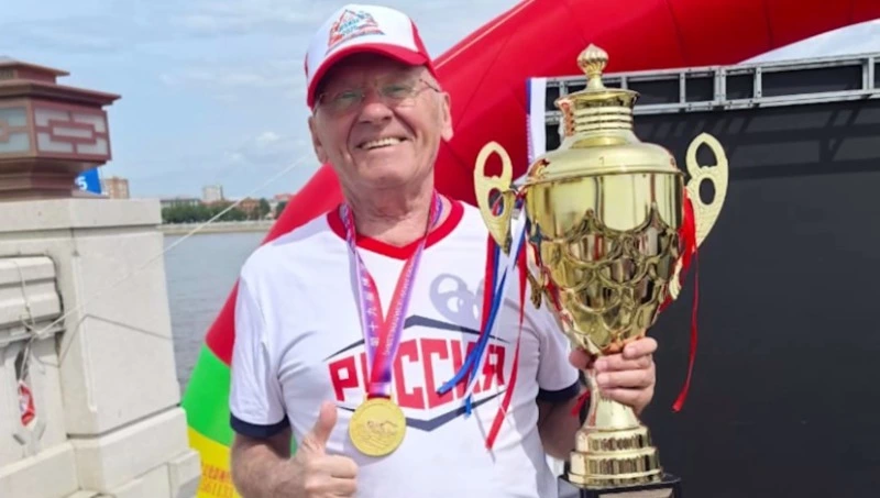 Экс-председатель Сахалинской облдумы пересек Амур в 73 года