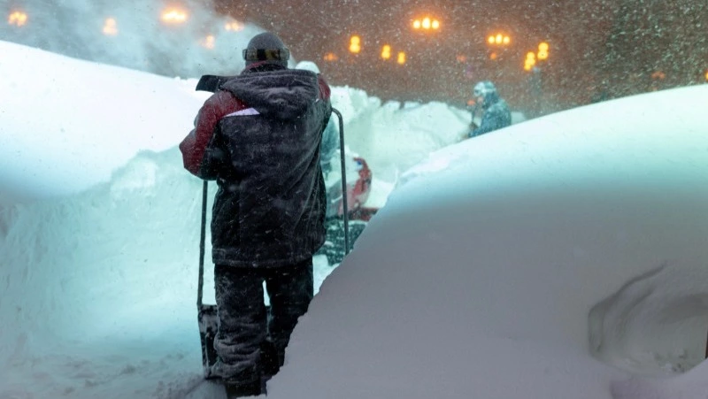 Регион пережил мощный снежный циклон
