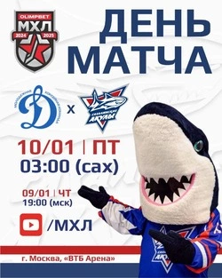 «Сахалинские Акулы» сыграют в Петровском парке с московской командой «Динамо»