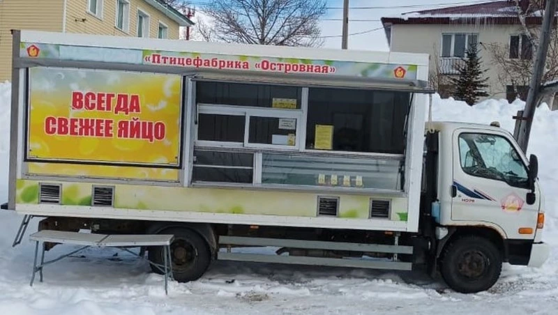 Яйцо и кур от «Островной» привезли в Дальнее и Синегорск 5 февраля