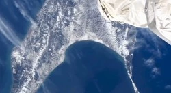 Центр Сахалина засняли с космической высоты 