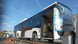 Автобус марки НефАЗ для муниципальных перевозок прибыл на Сахалин