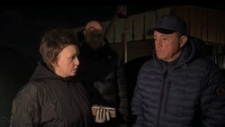 Валерий Лимаренко прибыл на место возгорания на свинокомплексе в Анивском районе