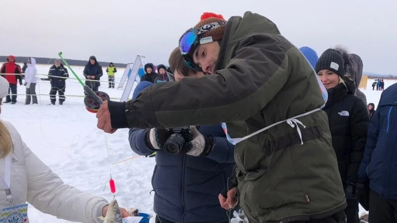 Самую крупную навагу на «Сахалинском льду» поймал глава Росрыболовства Илья Шестаков