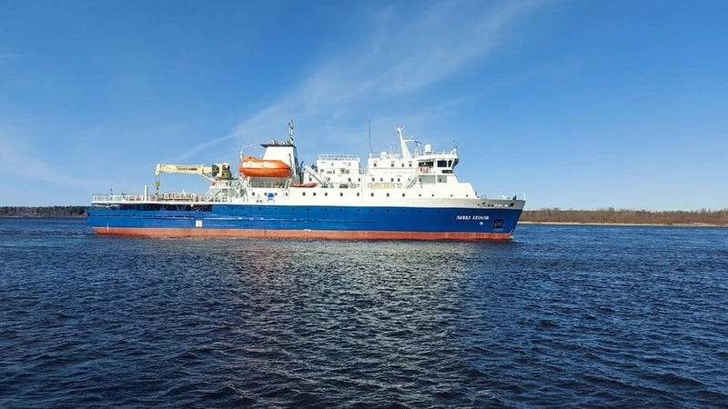 Теплоход «Павел Леонов» придет на Сахалин по северному морскому пути