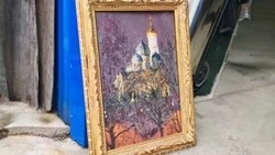 Литографию художника Олега Толстого обнаружили на судне из Японии