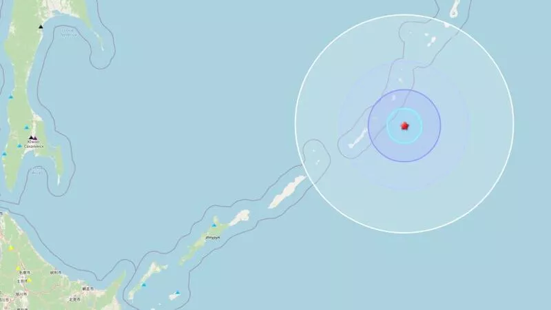 У берегов Курильских островов произошло новое землетрясение