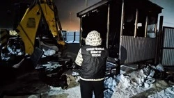 Мертвое тело нашли в сгоревшей сторожке в Поронайске