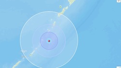 Еще одно землетрясение магнитудой 5,0 произошло в Тихом океане у берегов Курил