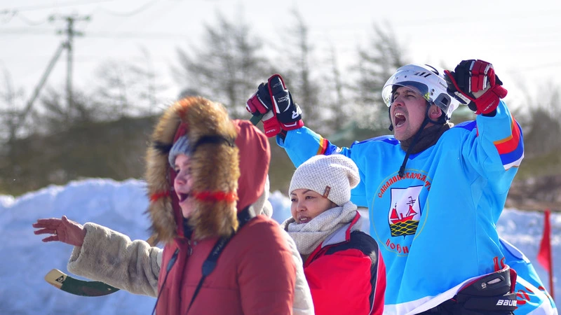 Сахалинский «Океан» нападал лучше всех на первенстве Поронайского района по бенди