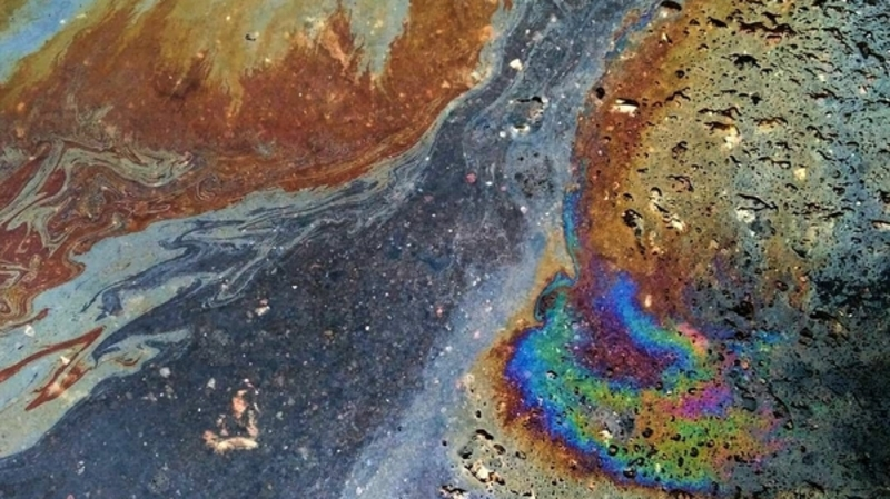 Мазут со старых судов попал в море в порту Невельска