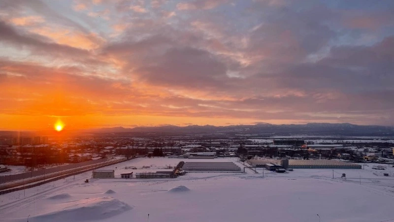 Морозно и без осадков будет в Южно-Сахалинске 28 января 