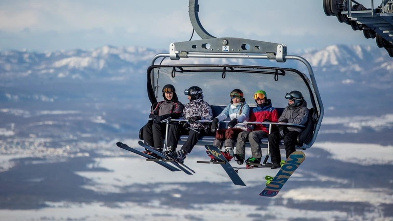 Сахалинский СТК «Горный воздух» в новогодние каникулы принял больше 20 тысяч человек
