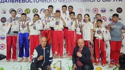 Сахалинские кикбоксеры завоевали 26 медалей дальневосточных игр боевых искусств в Хабаровске