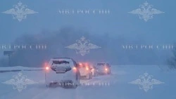 Экипаж ДПС спас инвалида, чей автомобиль заглох на сахалинской трассе в метель