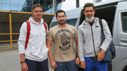Российские теннисисты прибывают на Сахалин