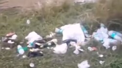 Свалку мусора на нерестовой реке заметили на юге Сахалина