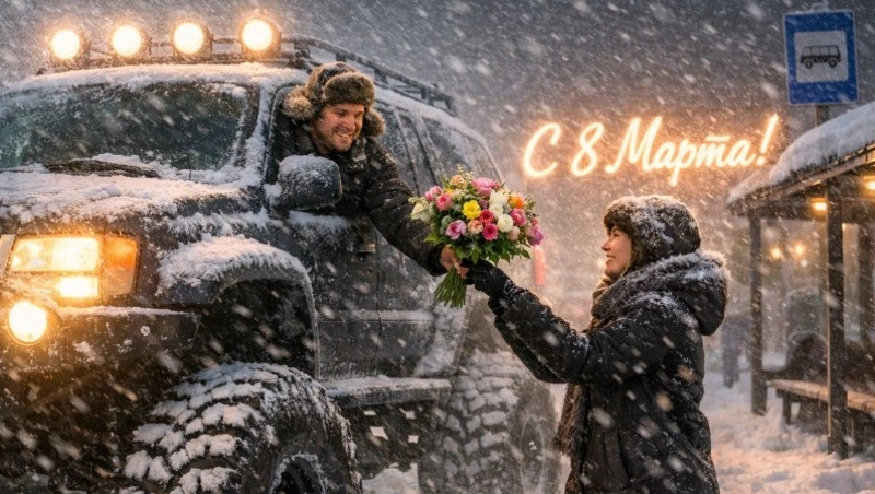 Погода шепчет: Sakh.online выпустил серию честных открыток к 8 Марта