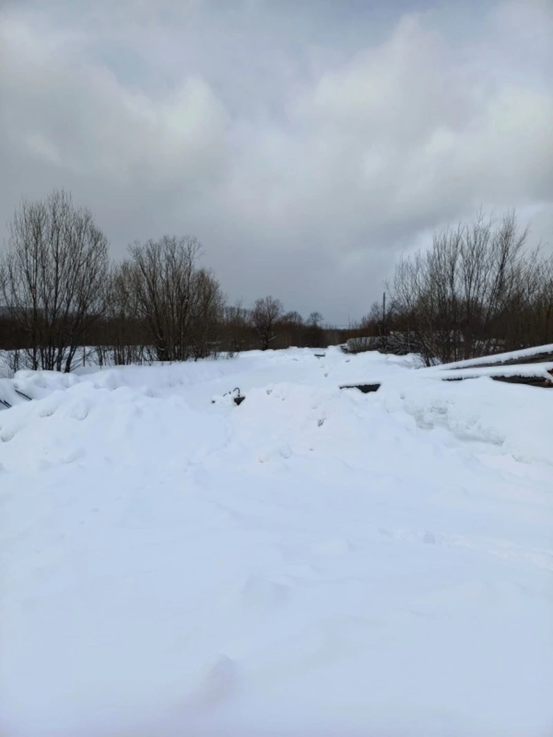 Столбы ЛЭП упали в Тымовском районе