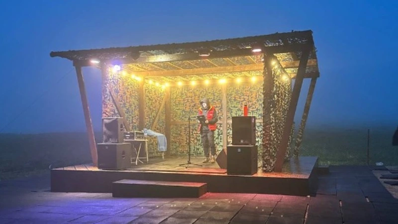 Студент Академии Долиной выступил с концертом на Шумшу