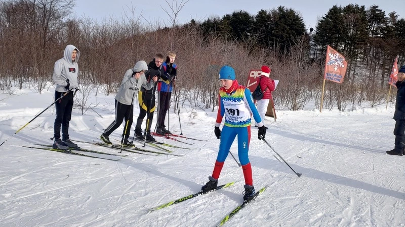 Жители Красногорска вышли на «Лыжню России»